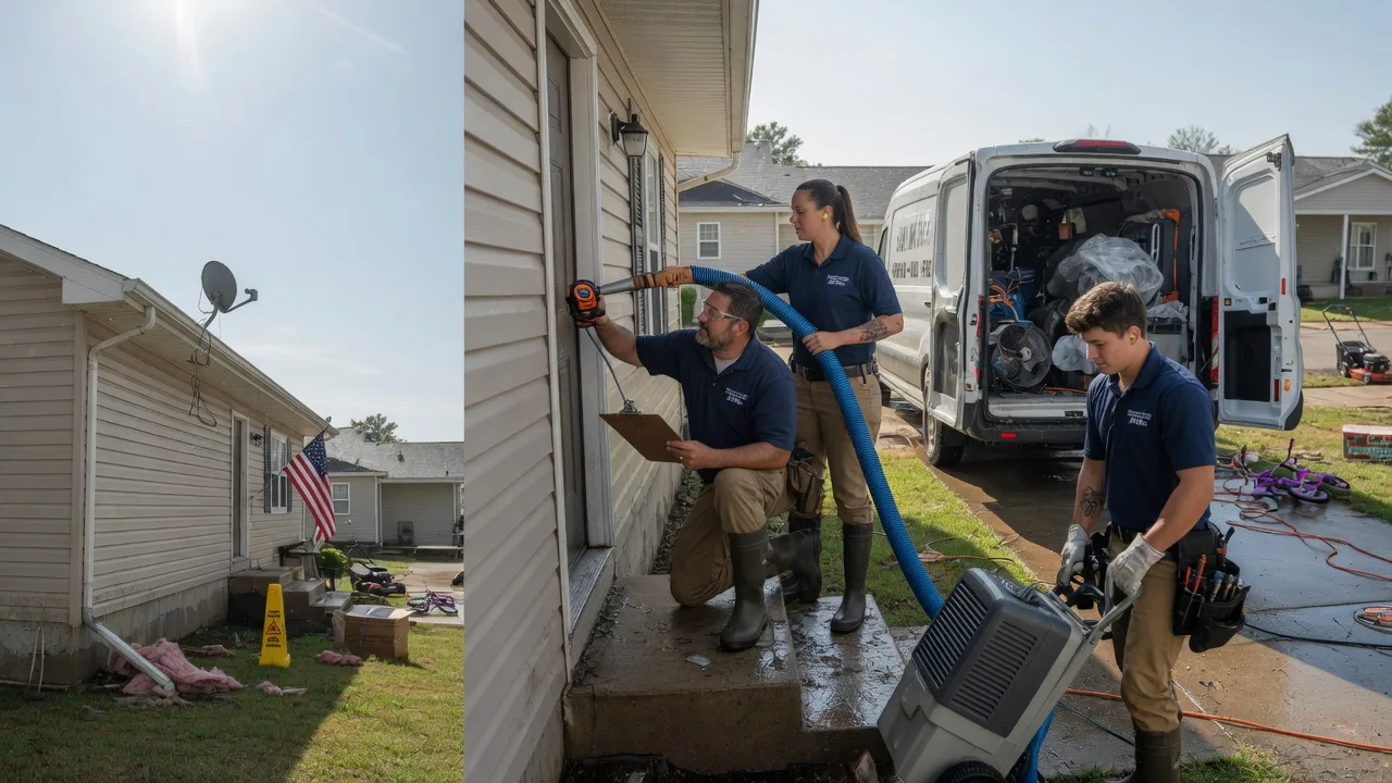 Ceiling Water Damage Restoration in Lueders, TX near me