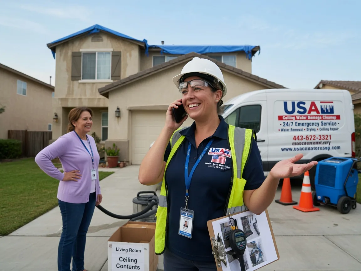 Ceiling Water Damage Restoration Lueders, TX FAQs